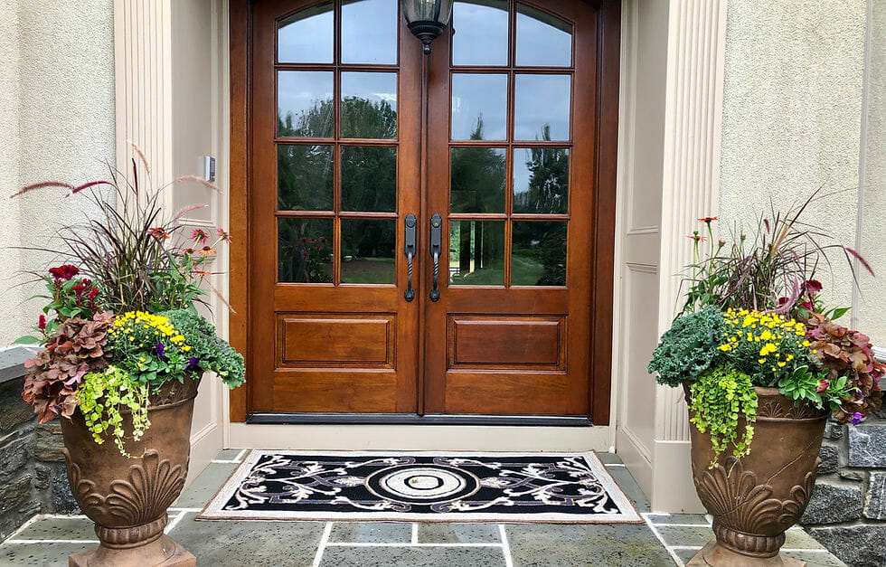 containers & planters at a beautiful home